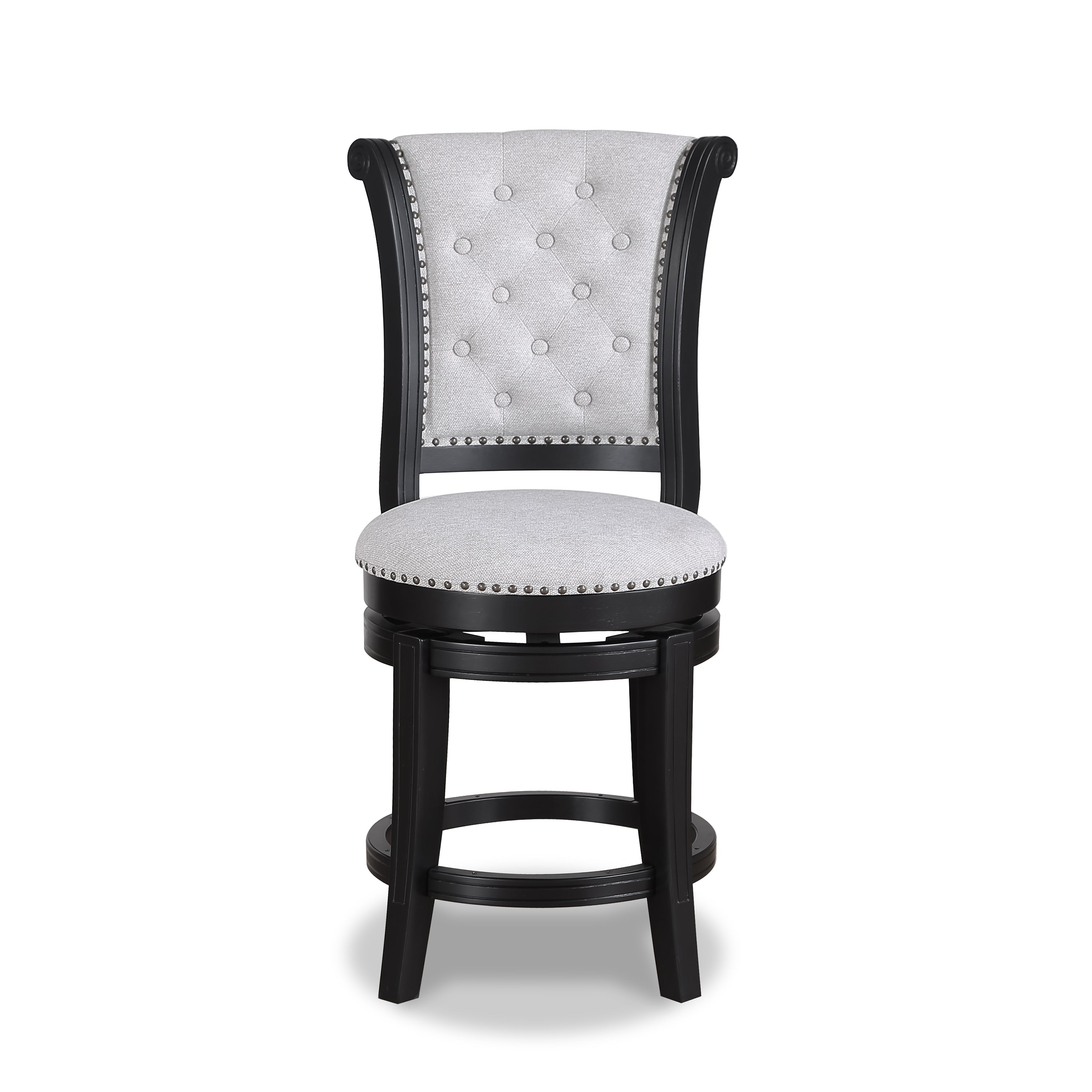 GRANVILLE SWIVEL PUB STOOL DOVE K/D